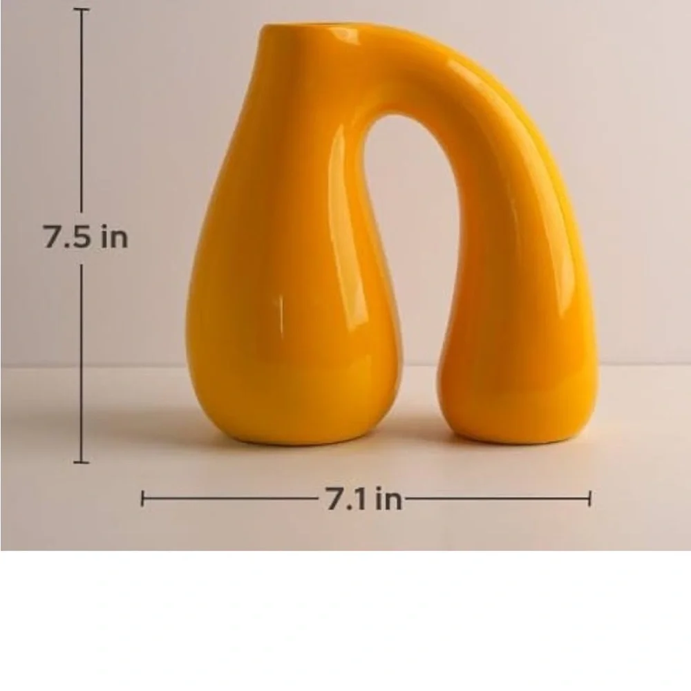NWT yellow vase